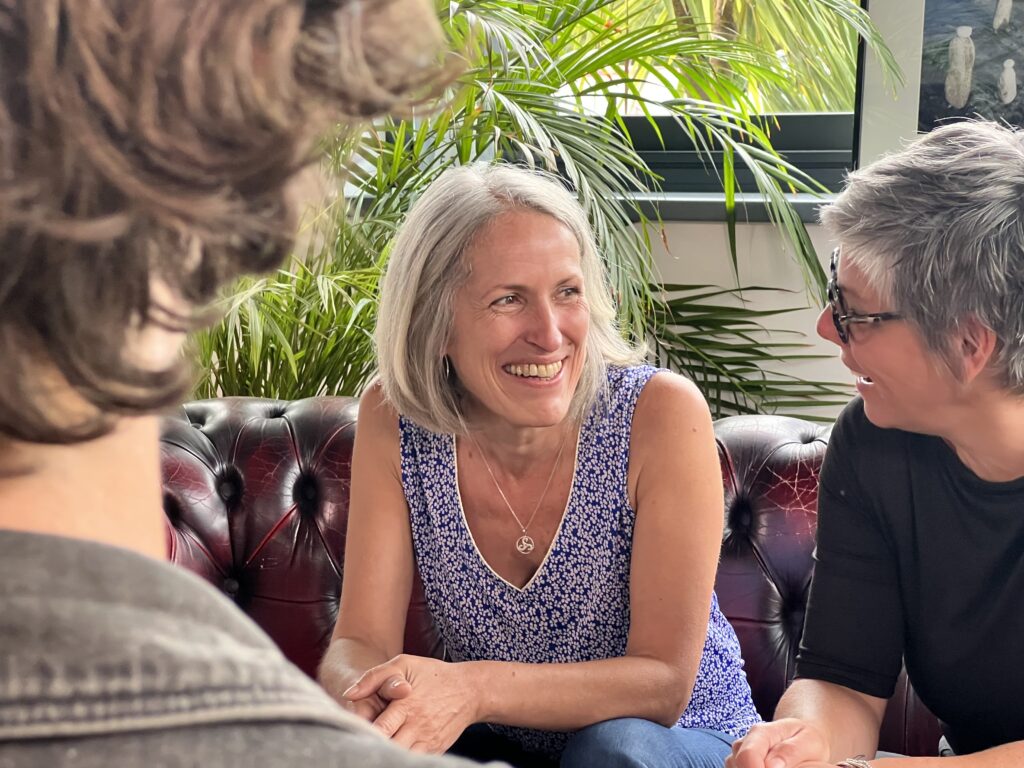 Maryse Menec en session de coaching equipe